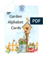 Dyertyme Garden Alphabet Cards