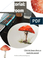 Mushroom Watercolor Tutorial