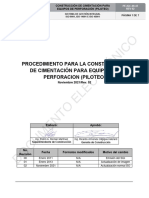 PE-IGC-08-43 Construcción de Cimentación para Eq de Perforación (Piloteo) Rev 02