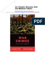 War Crimes Causes Excuses and Blame Matthew Talbert All Chapter