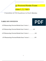 2023 NGN ATI Pharmacology Proctored Retake Exam's Version 1, 2, 3 & 4, Questions and Answers (Verified Revised Full Exam) 