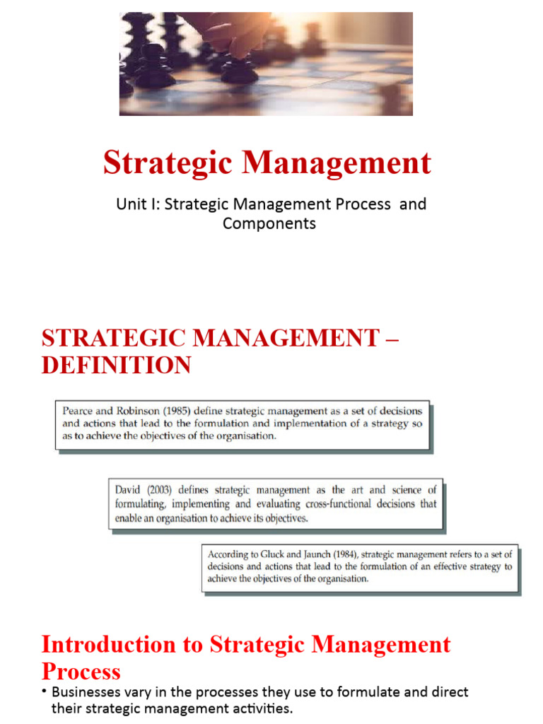 MBA Strategic Management Guide | PDF | Strategic Management | Business ...