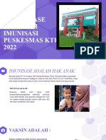 Capaian Imunisasi KTK Tahun 2022