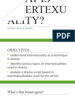 What Is Intertexuality