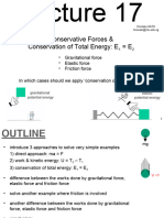 L17 Conservative Forces & Conservation of Total Energy Hirotaka