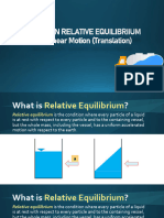 RM1 Liquids in Relative Equilibrium Translation 1