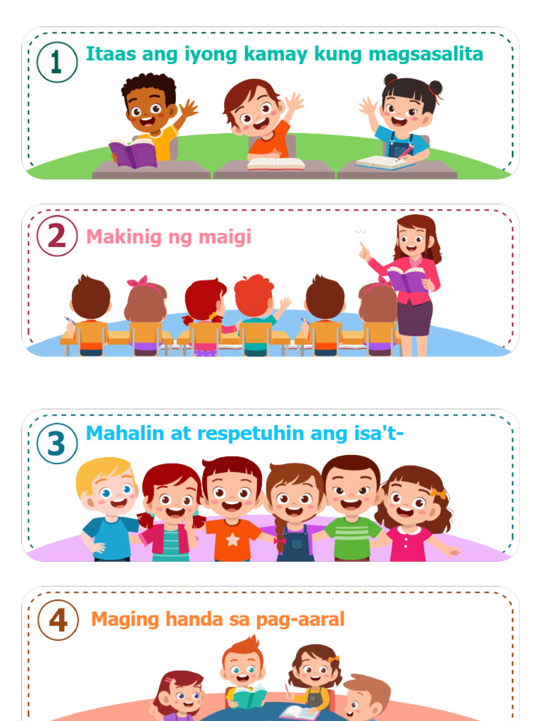 A4 Size - Classroom Rules | PDF