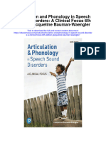 Download Articulation And Phonology In Speech Sound Disorders A Clinical Focus 6Th Edition Jacqueline Bauman Waengler full chapter