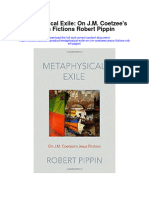 Metaphysical Exile On J M Coetzees Jesus Fictions Robert Pippin Full Chapter