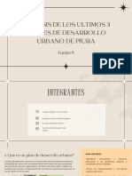 Analisis de Los Ultimos 3 Planes de Desarrollo Urbano de Piura