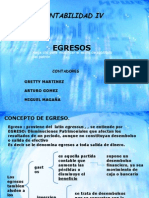 Contabilidad IV - Egresos