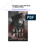 Wary Wolf Knights Legion MC Book 11 Naomi Porter All Chapter