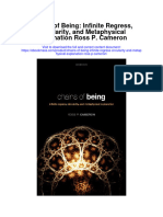 Chains of Being Infinite Regress Circularity and Metaphysical Explanation Ross P Cameron Full Chapter