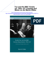 Download Radio Fun And The Bbc Variety Department 1922 67 Comedy And Popular Music On Air Martin Dibbs all chapter