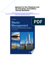 Download Waste Management In The Chemical And Petroleum Industries 2Nd Edition Alireza Bahadori all chapter