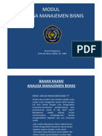 Materi Analisa Manajemen Bisnis