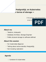A guide of PostgreSQL on Kubernetes