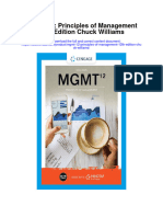 MGMT 12 Principles of Management 12Th Edition Chuck Williams Full Chapter