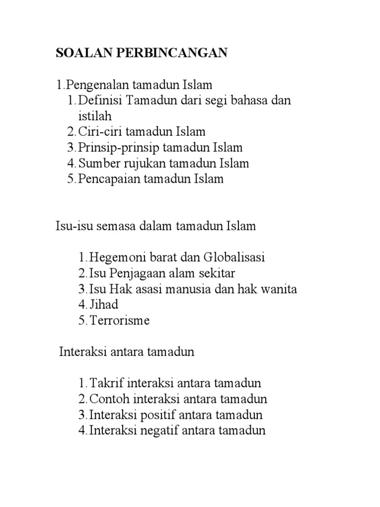 Soalan Perbincangan Pdf