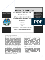 PROGRAMA ESTUDIOS SOCIOECONÓMICOS DE GUATEMALA