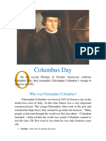 Columbus Day Reading