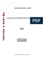 RecheckedFY12CEEnglishExaminersReport Final