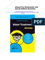Water Treatment For Dummies 2Nd Wqa Special Edition Dummies All Chapter