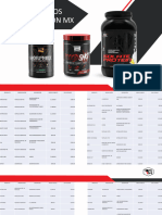 Lista Precios Pura Nutrition MX