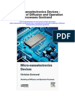 Download Micro Nanoelectronics Devices Modeling Of Diffusion And Operation Processes Gontrand full chapter
