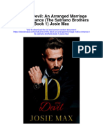 Download D Of The Devil An Arranged Marriage Mafia Romance The Satriano Brothers Book 1 Josie Max full chapter