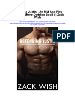 Defending Justin An MM Age Play Romance Hero Daddies Book 6 Zack Wish Full Chapter