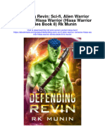 Download Defending Revin Sci Fi Alien Warrior Romance Hissa Warrior Hissa Warrior Series Book 8 Rk Munin full chapter