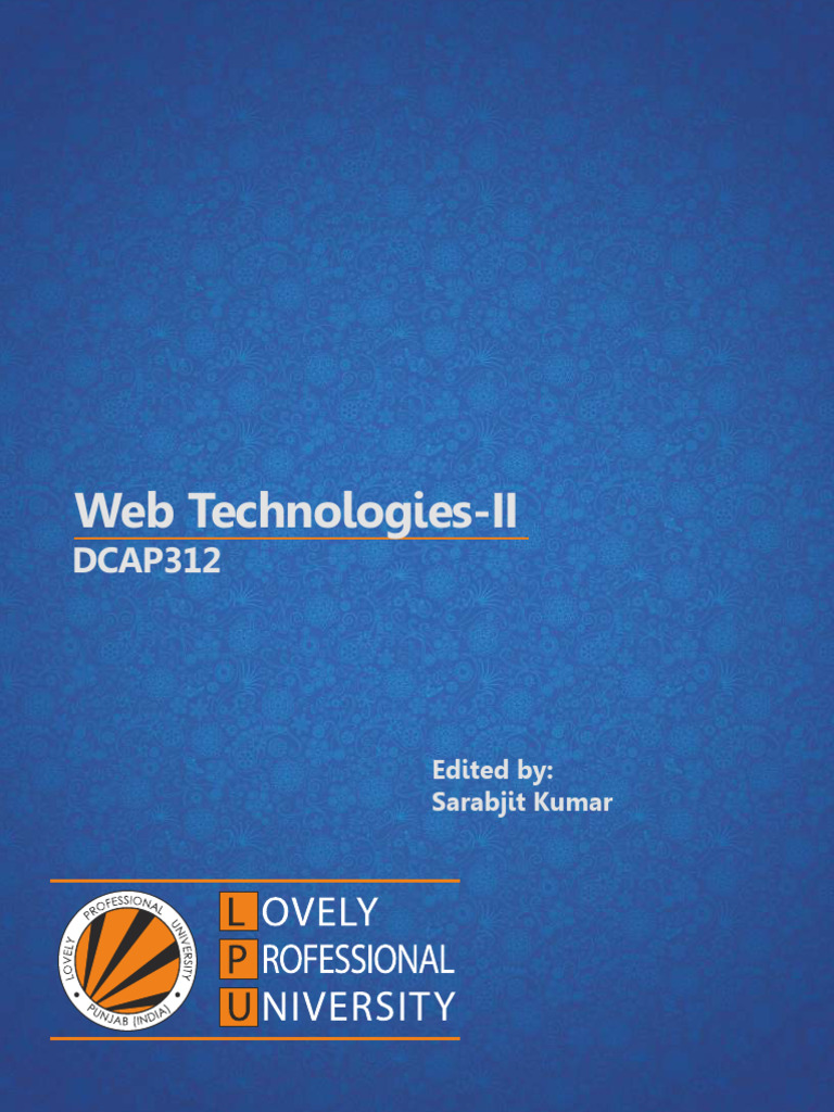 Dcap312 Web Technologies II | PDF | Component Object Model | World Wide Web