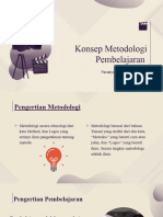 Konsep Metodologi Pembelajaran: Nurmiyawanti 21230700000023