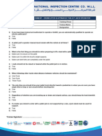Assessment Sheet - Drum Lifter & Hydraulic Pallet Jack Operator - Trainee