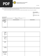 College Exit Interview Form