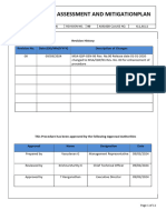 Msa - QSP - 01 - Risk Assessment and Mitigation Plan