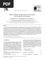 Download Direct Synthesis of Ethyl Acetat From Ethanol by api-3728640 SN7248666 doc pdf