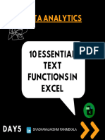 Essential Text Functions in Excel