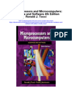 Microprocessors and Microcomputers Hardware and Software 4Th Edition Ronald J Tocci Full Chapter