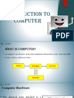 Introduction of Computer 