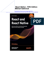 React and React Native Fifth Edition Mikhail Sakhniuk All Chapter