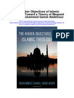 Download The Higher Objectives Of Islamic Theology Toward A Theory Of Maqasid Al Aqida Mohammed Gamal Abdelnour full chapter