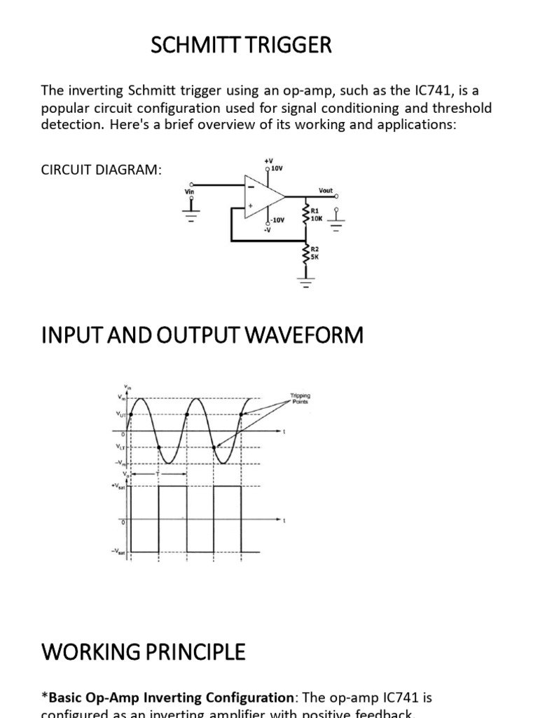 Schmitt Trigger Basics for Engineers | PDF