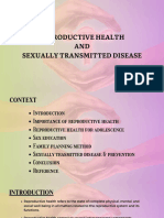 REPRODUCTIVE HEALTH AND SEXUALLY TRASMITTED DISEASE