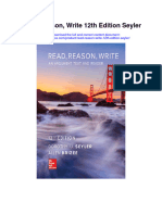 Read Reason Write 12Th Edition Seyler All Chapter