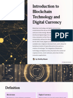 Introduction To Blockchain Technology and Digital Currency