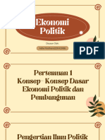 Ekonomi Politik: Adhe Perdhana (20042069)