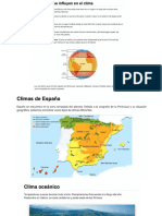 LOS CLIMAS Y PAISAJES DE ESPAÑA