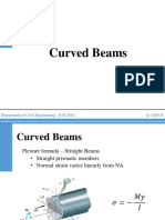 Curved Beams - Mechanics of Solids - Uni Lec.